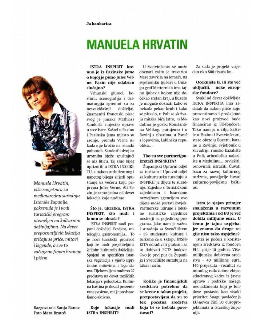 Manuela Hrvatin Istra Inspirit 2012